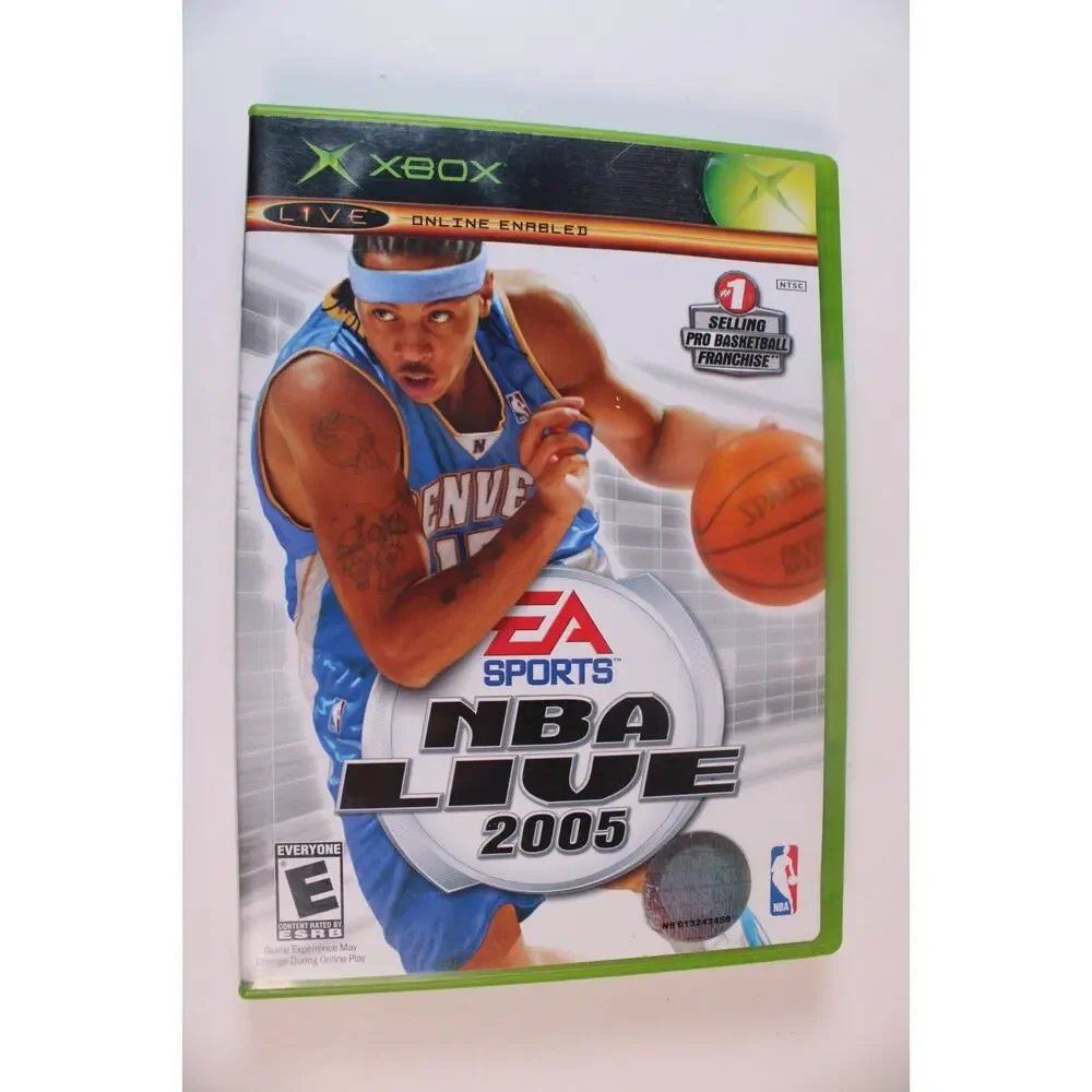 NBA Live 2005 (Microsoft Xbox, 2004) Complete w/ Manual CIB Tested